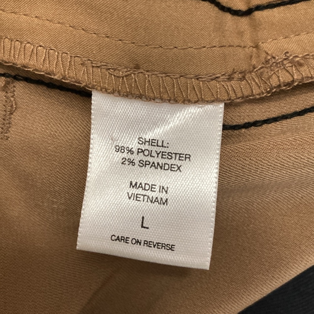 GABRIELLE UNION NEW YORK & COMPANY WOMEN PANTS
SIZE L
Beige with Black Striped - Picture 8 of 14